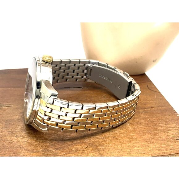 Timex Men's Watch TW2T50500 Quartz Gray Dial Two Tone Stainless Steel 41mm - Picture 8 of 13